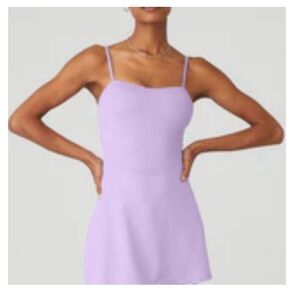 Violet skies alo soft court side tennis dress